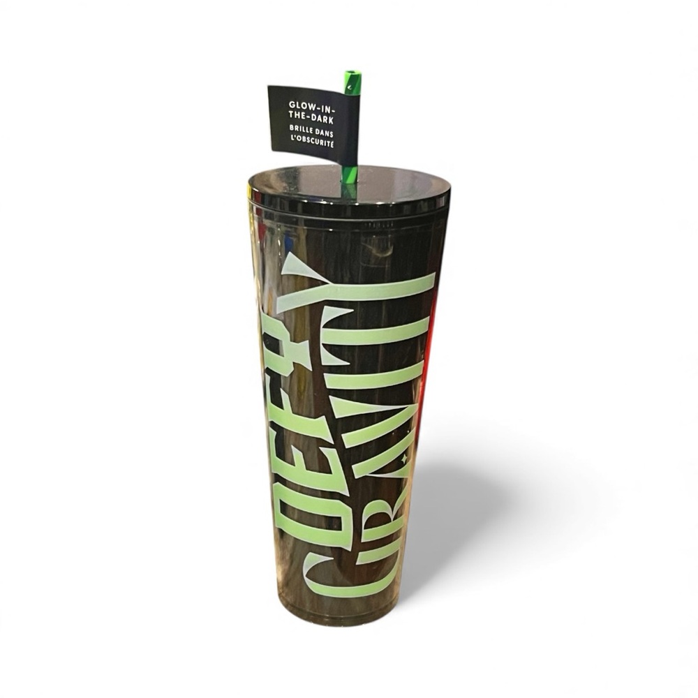 Starbucks Black and Green Tumbler- Collectible Wicked Glow in the Dark